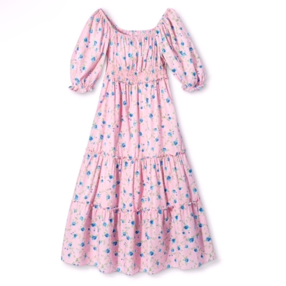 RARE LoveShackFancy x Target Sabine Floral Midi Dress